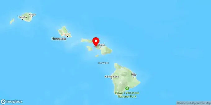 Map of Lahaina, Hawaii, United States