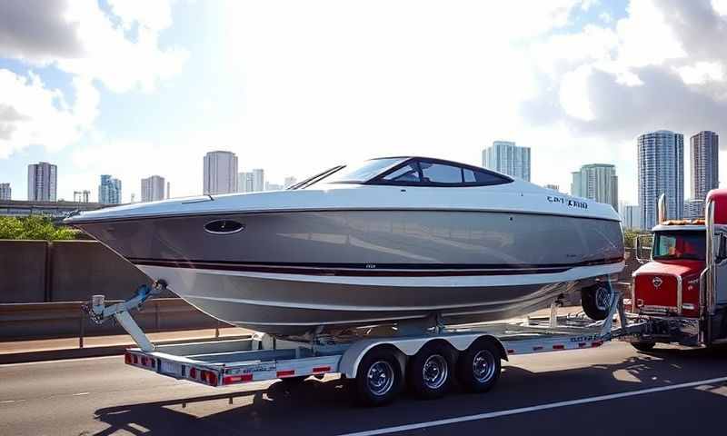 Maili, Hawaii boat transporter