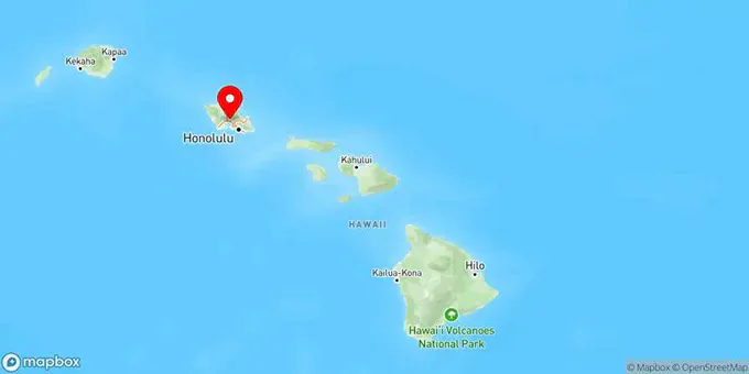 Map of Pearl City, Hawaii, United States