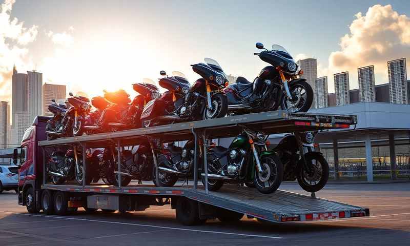 Schofield Barracks, Hawaii motorcycle shipping transporter