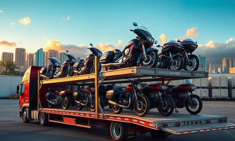 Wahiawa, Hawaii motorcycle shipping transporter