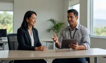Customer discussing car shipping options in Wailuku, Hawaii, United States