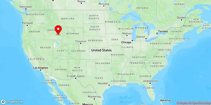 Map of Blackfoot, Idaho, United States