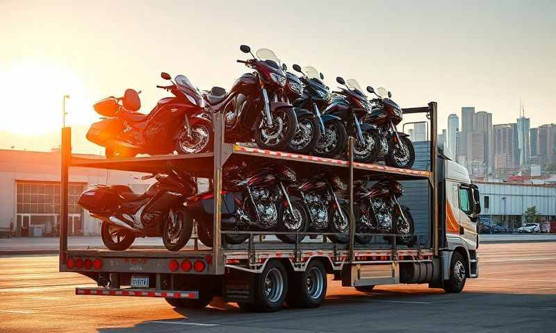 Burley, Idaho motorcycle shipping transporter