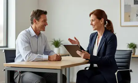 Customer discussing car shipping options in Eagle, Idaho, United States