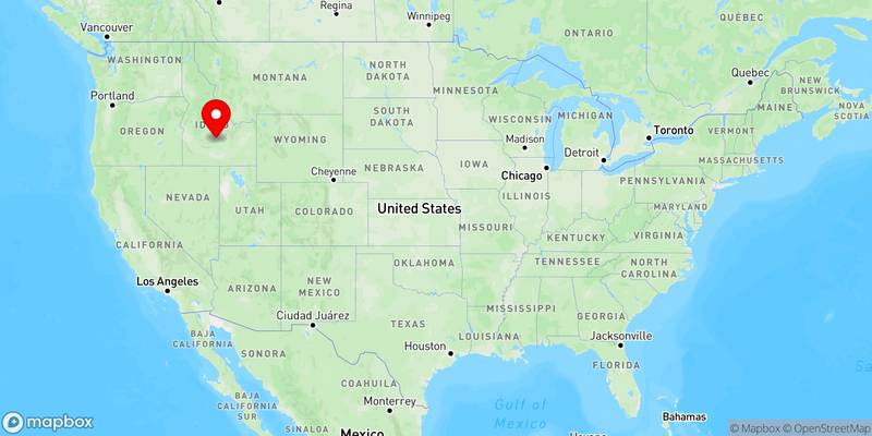 Map of Hailey, Idaho, USA