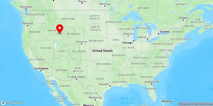 Map of Idaho Falls, Idaho, United States