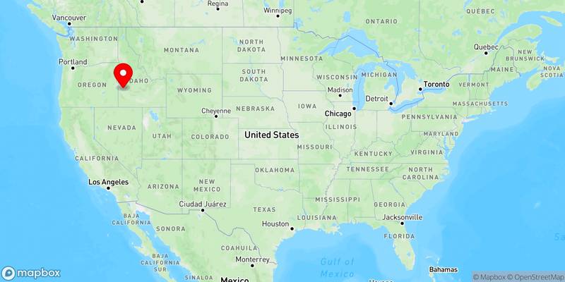 Map of Meridian, Idaho, USA