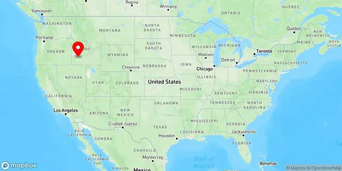 Map of Mountain Home, Idaho, United States