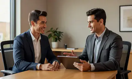 Customer discussing car shipping options in Nampa, Idaho, United States