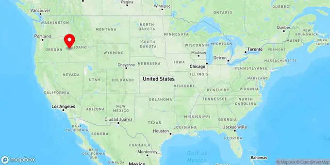Map of Payette, Idaho, United States