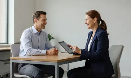 Customer discussing car shipping options in Illinois, United States