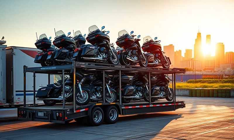 Illinois motorcycle shipping transporter