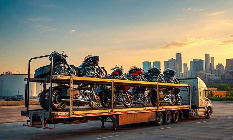 Alton, Illinois motorcycle shipping transporter