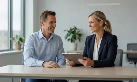 Customer discussing car shipping options in Aurora, Illinois, United States