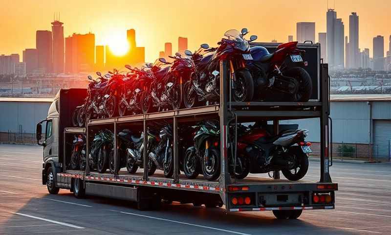 Aurora, Illinois motorcycle shipping transporter