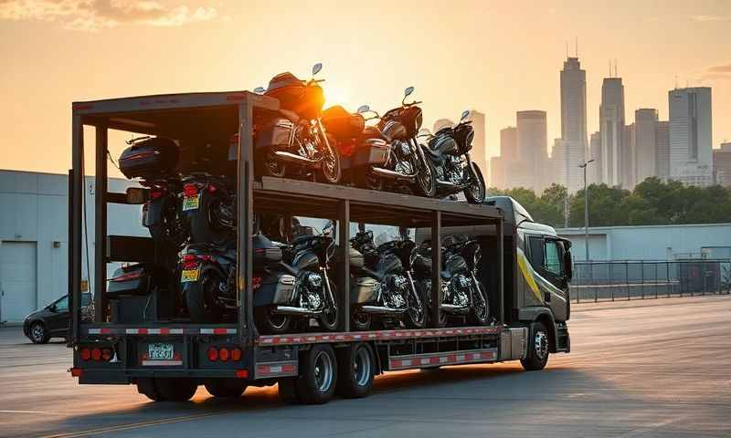 Bloomington, Illinois motorcycle shipping transporter