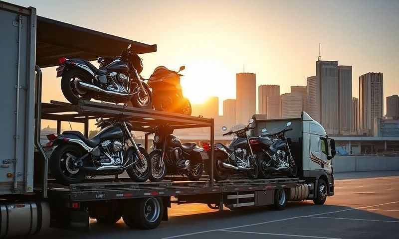 Champaign, Illinois motorcycle shipping transporter