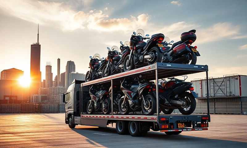 Chicago, Illinois motorcycle shipping transporter