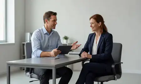 Customer discussing car shipping options in Cicero, Illinois, United States