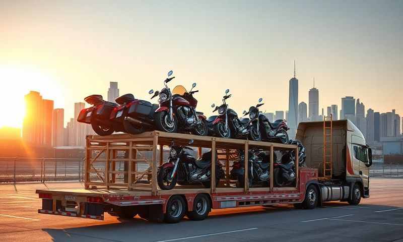 Evanston, Illinois motorcycle shipping transporter