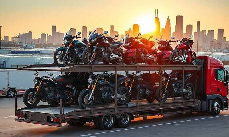 Joliet, Illinois motorcycle shipping transporter