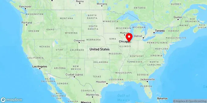 Map of Kankakee, Illinois, United States