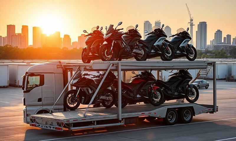 Naperville, Illinois motorcycle shipping transporter