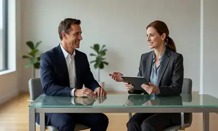 Customer discussing car shipping options in Oak Park, Illinois, United States