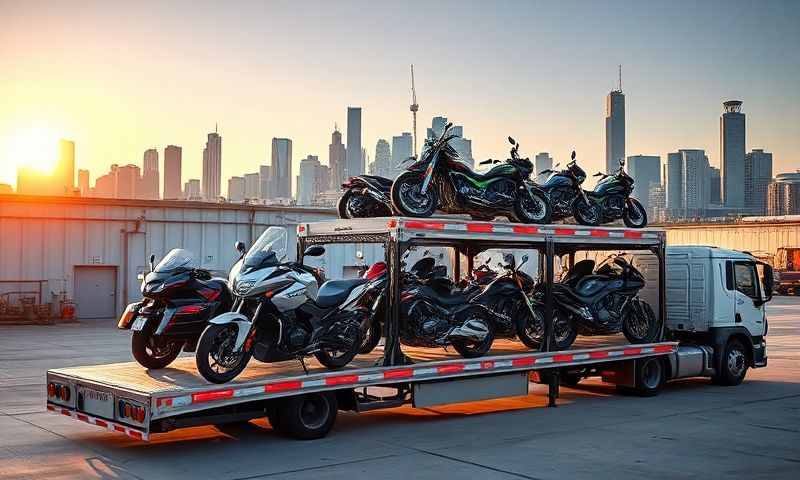 Palatine, Illinois motorcycle shipping transporter