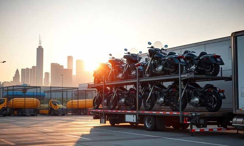 Peoria, Illinois motorcycle shipping transporter