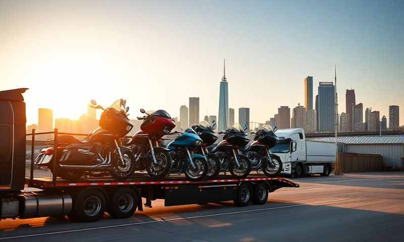 Rockford, Illinois motorcycle shipping transporter