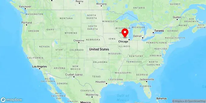 Map of Rockford, Illinois, United States