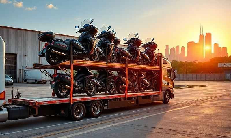 Indiana motorcycle shipping transporter