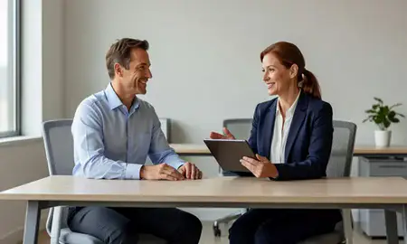 Customer discussing car shipping options in Anderson, Indiana, United States