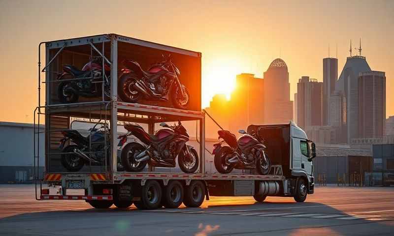 Bloomington, Indiana motorcycle shipping transporter