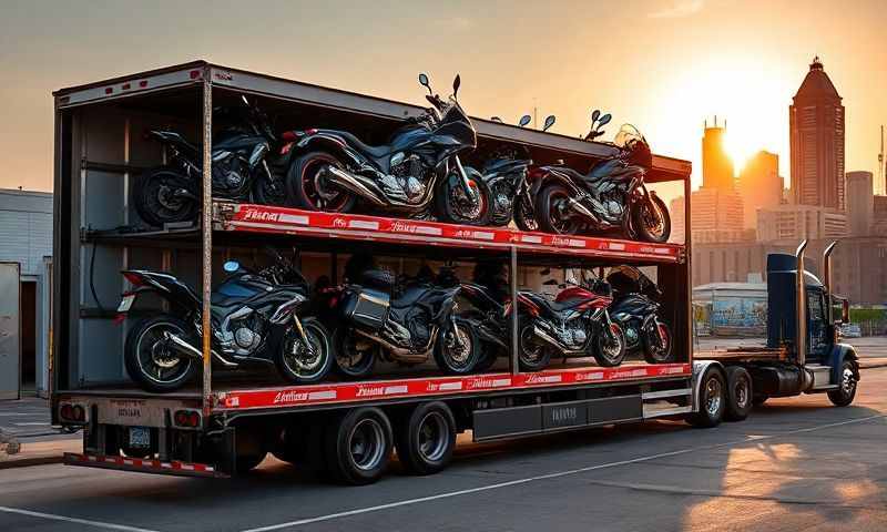 Columbus, Indiana motorcycle shipping transporter