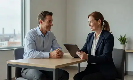 Customer discussing car shipping options in Gary, Indiana, United States