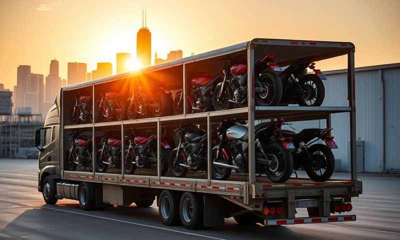 Jeffersonville, Indiana motorcycle shipping transporter