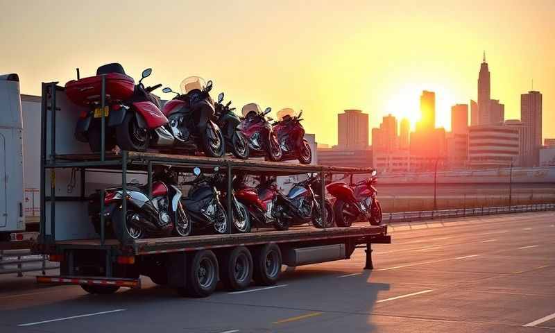 Kokomo, Indiana motorcycle shipping transporter