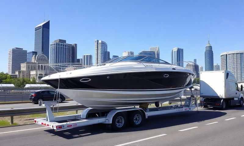 Michigan City, Indiana boat transporter