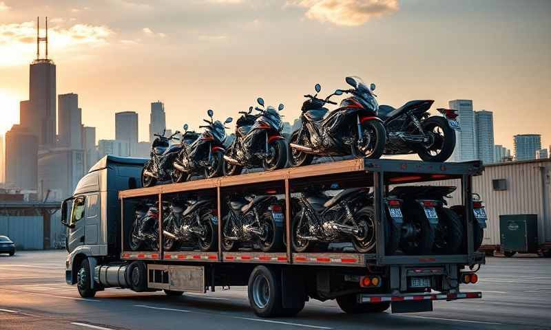 Michigan City, Indiana motorcycle shipping transporter