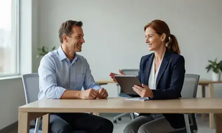 Customer discussing car shipping options in Mishawaka, Indiana, United States