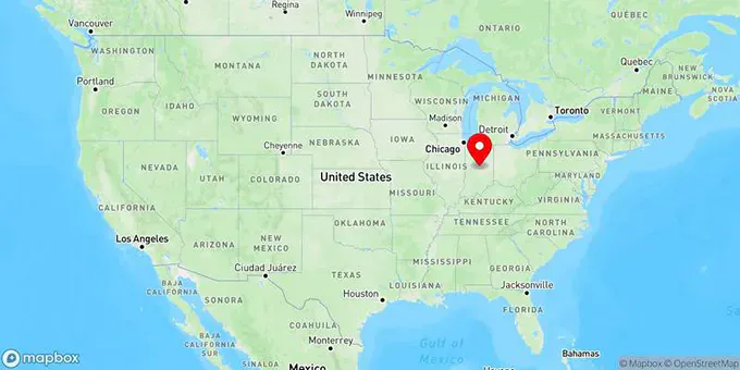 Map of Westfield, Indiana, United States