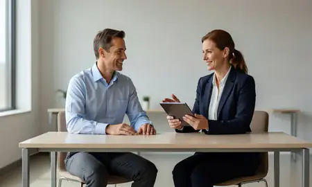 Customer discussing car shipping options in Ankeny, Iowa, United States