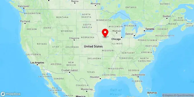 Map of Ankeny, Iowa, United States