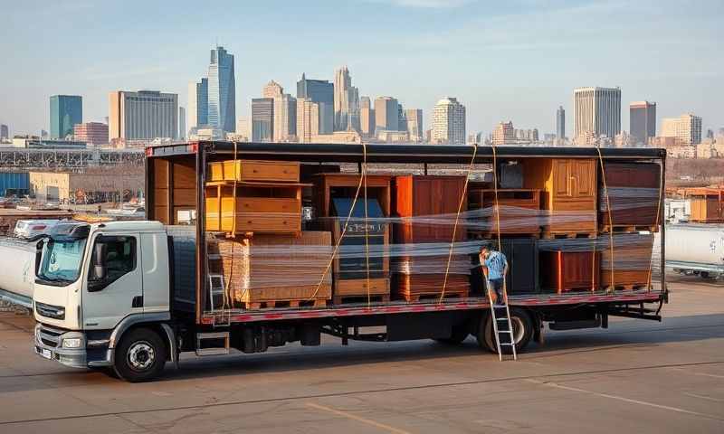 Cedar Falls, Iowa furniture shipping transporter