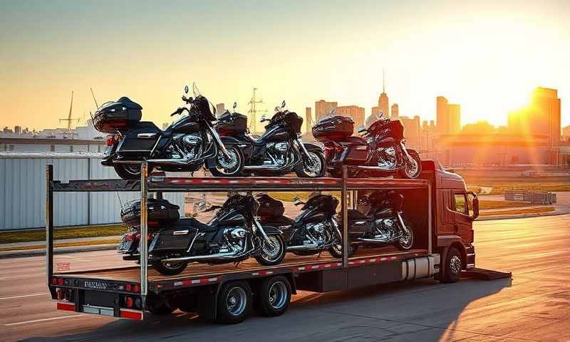 Clinton, Iowa motorcycle shipping transporter