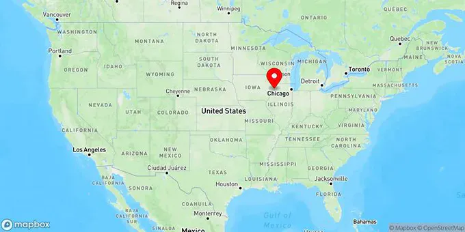 Map of Clinton, Iowa, United States