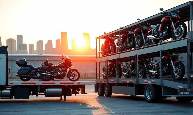 Clive, Iowa motorcycle shipping transporter